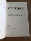 Chutzpah by: Alan M. Dershowitz