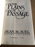 The Plains Of Passage by: Jean M. Auel