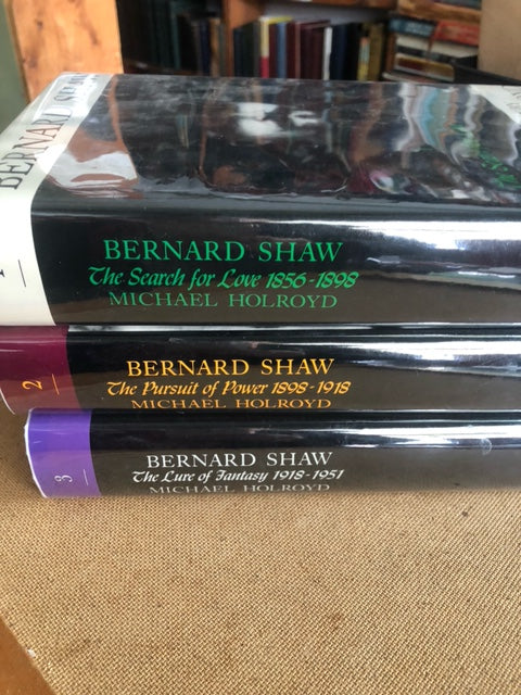 Bernard Shaw 3 Volume Set 1856-1951 by: Michael Holroyd