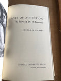Acts Of Attention The Poems Of D. H. Lawrence by: Sandra M. Gilbert